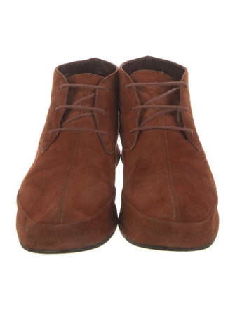 Stephane Kélian Suede Lace-Up Boots