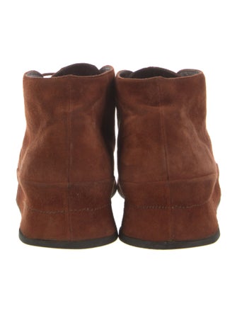 Stephane Kélian Suede Lace-Up Boots