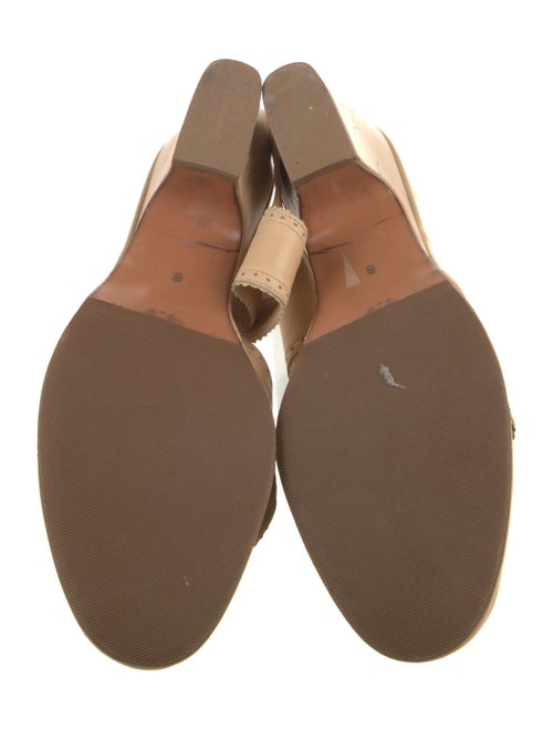 Stephane Kélian Leather Slingback Sandals