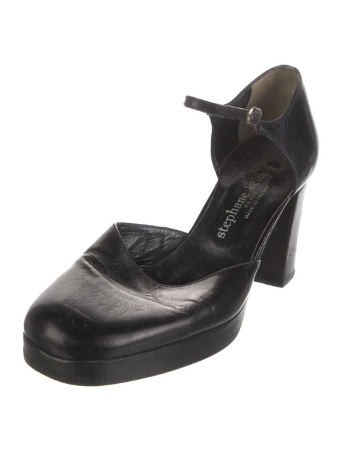Stephane Kélian Leather D'Orsay Pumps
