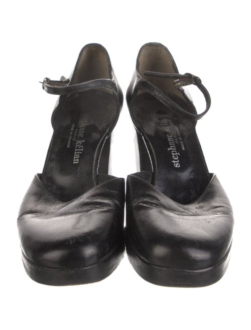 Stephane Kélian Leather D'Orsay Pumps