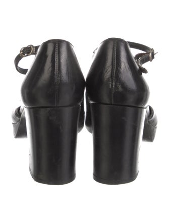 Stephane Kélian Leather D'Orsay Pumps