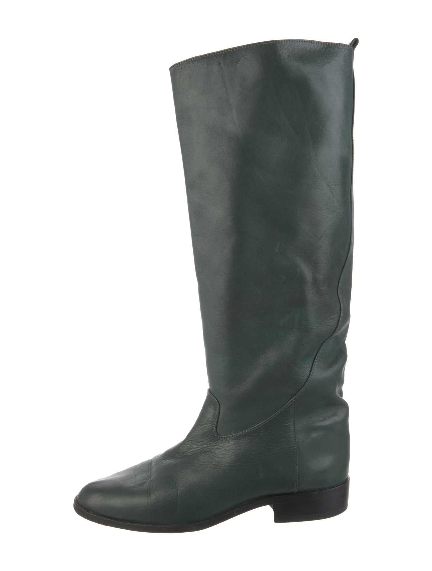 Stephane Kélian Leather Riding Boots