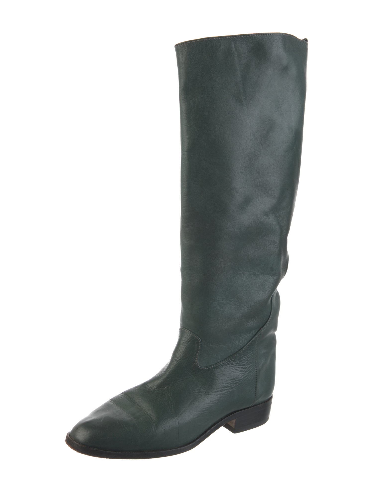 Stephane Kélian Leather Riding Boots