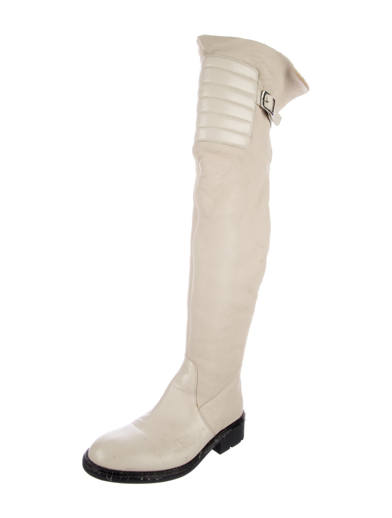 Stephane Kélian Leather Riding Boots