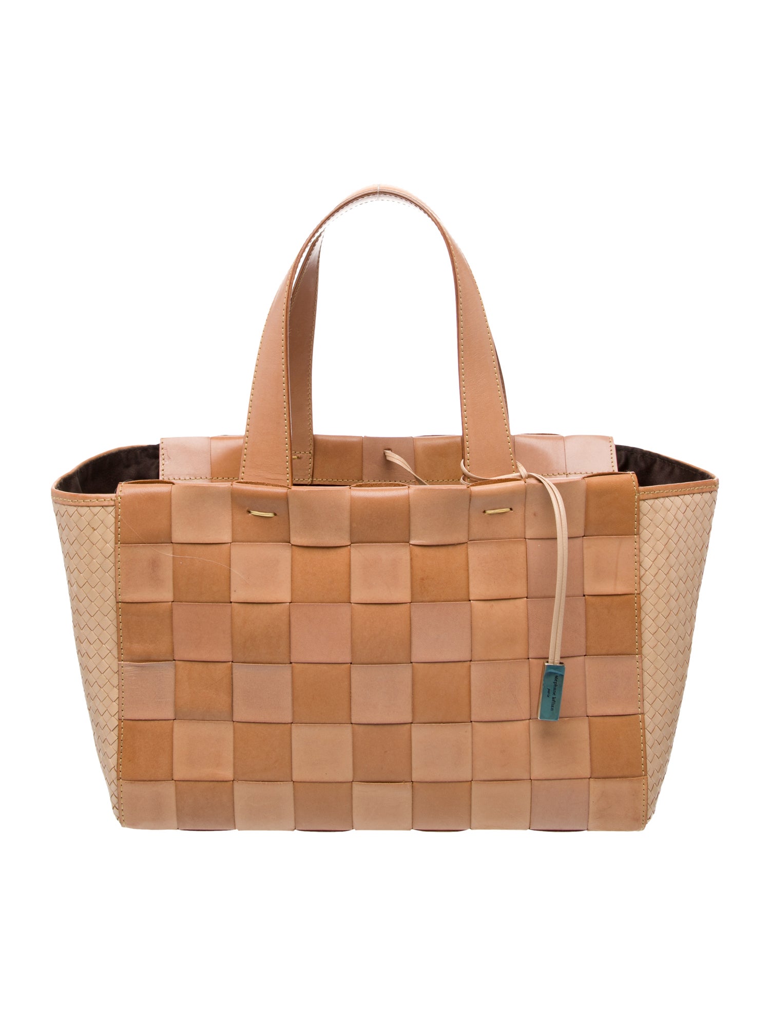 Stephane Kélian Leather Top Handle Bag