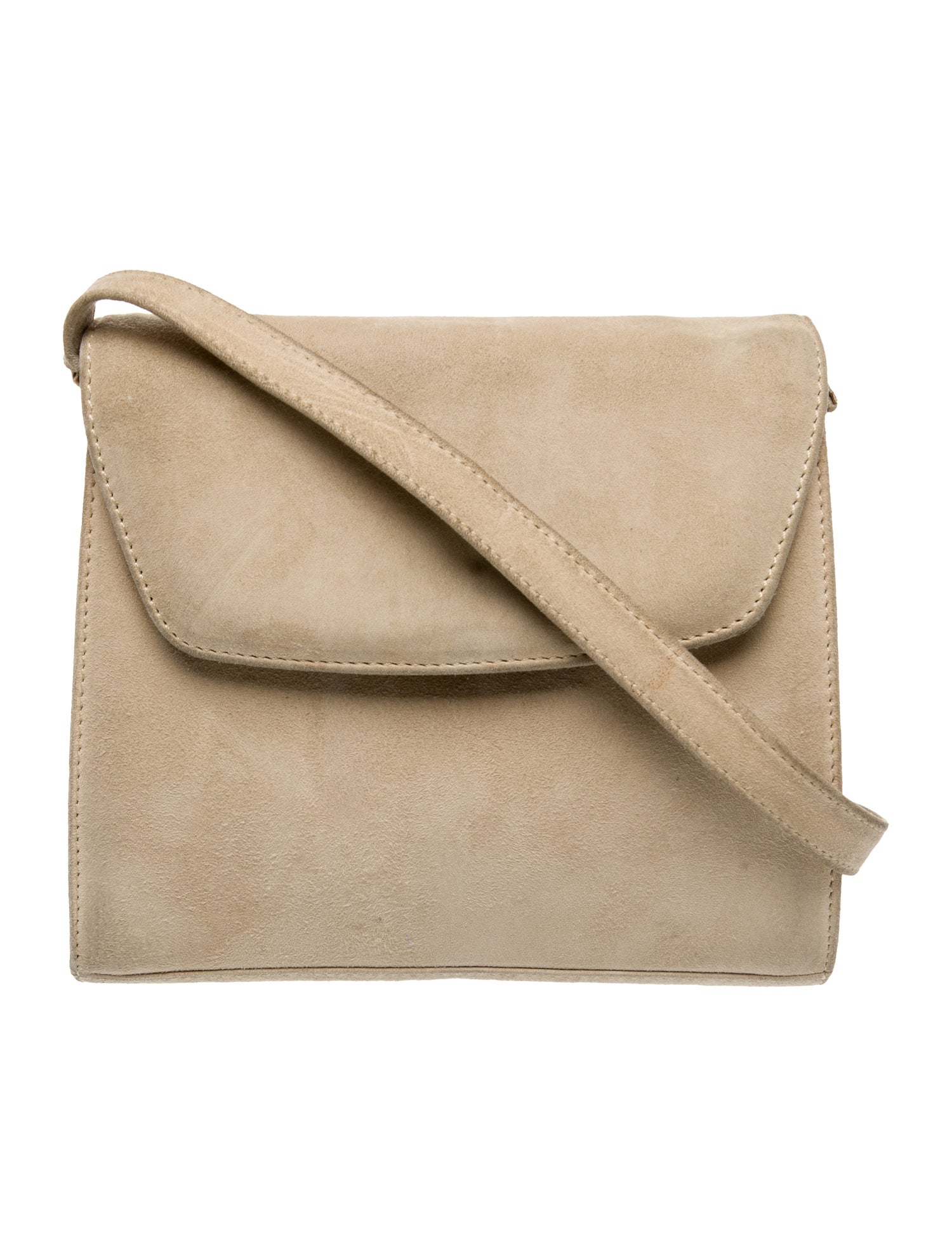 Stephane Kélian Suede Messenger Bag