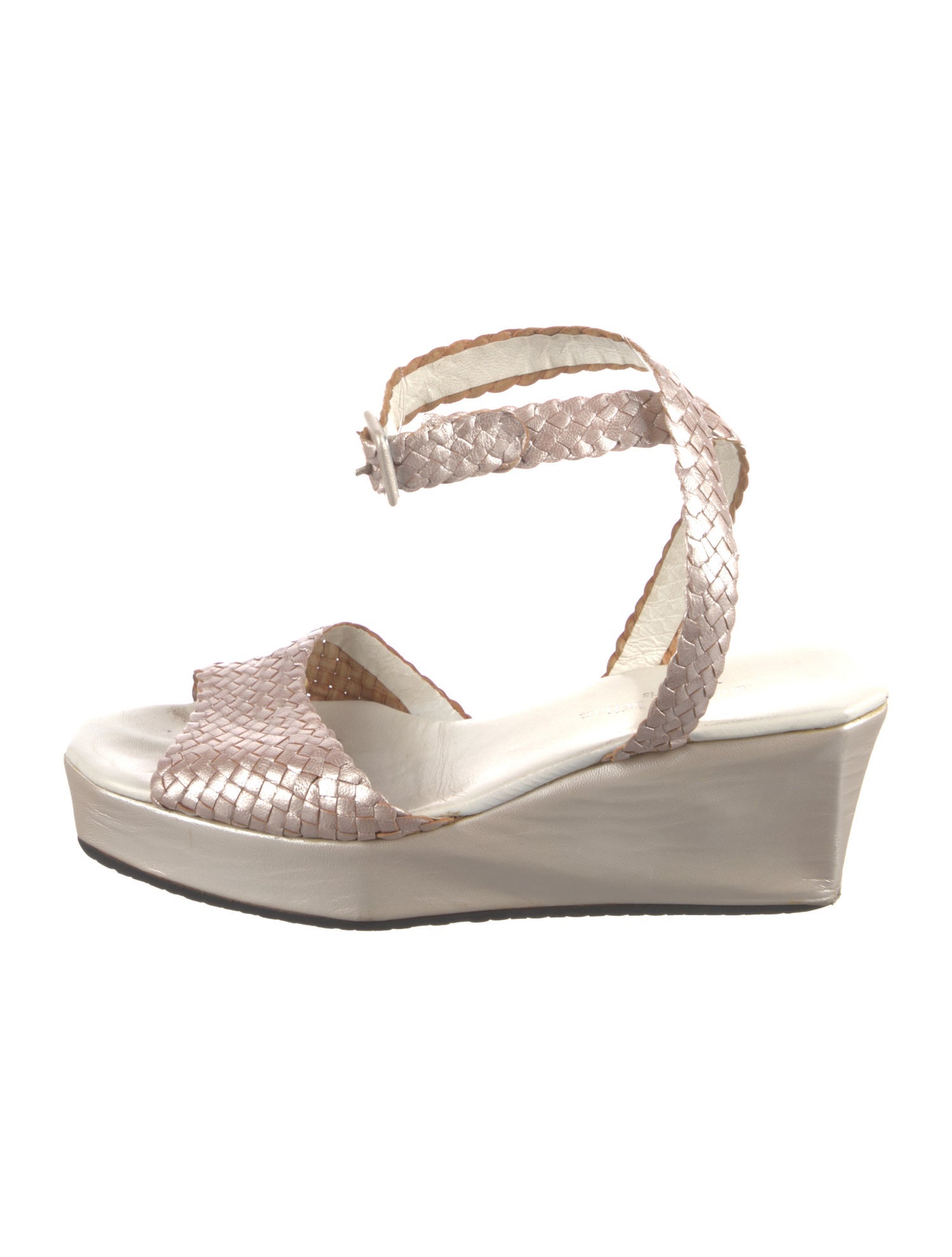 Stephane Kélian Leather Braided Accents Sandals