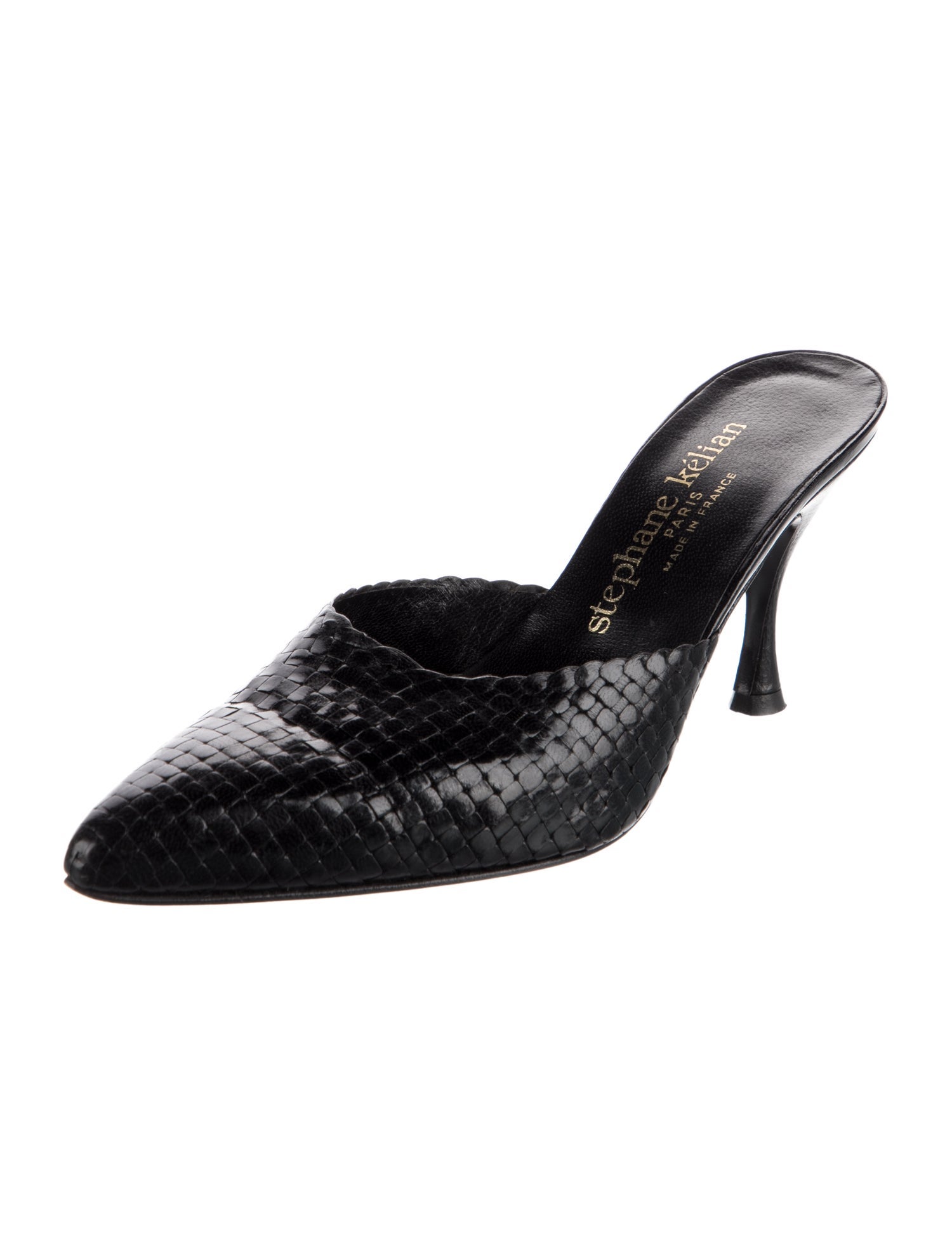 Stephane Kélian Leather Mules