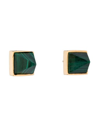 Kelly Wearstler Pavlov Malachite Earrings