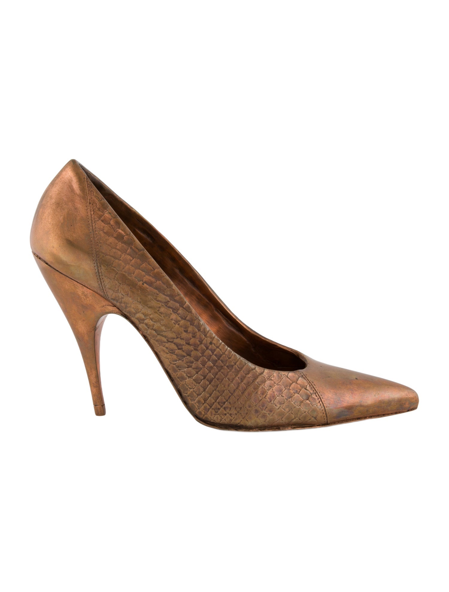 Kelly Wearstler Copper High Heel Shoe Figurine