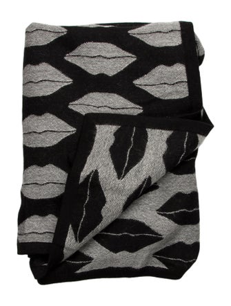Kelly Wearstler Classic Kiss Reversible Throw Blanket