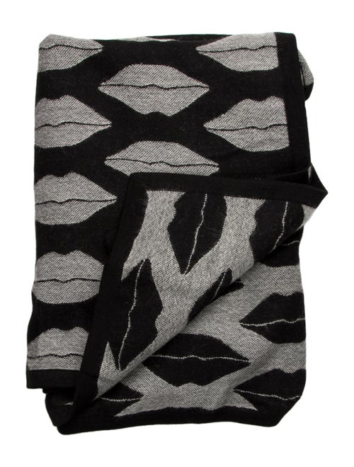 Kelly Wearstler Classic Kiss Reversible Throw Blanket