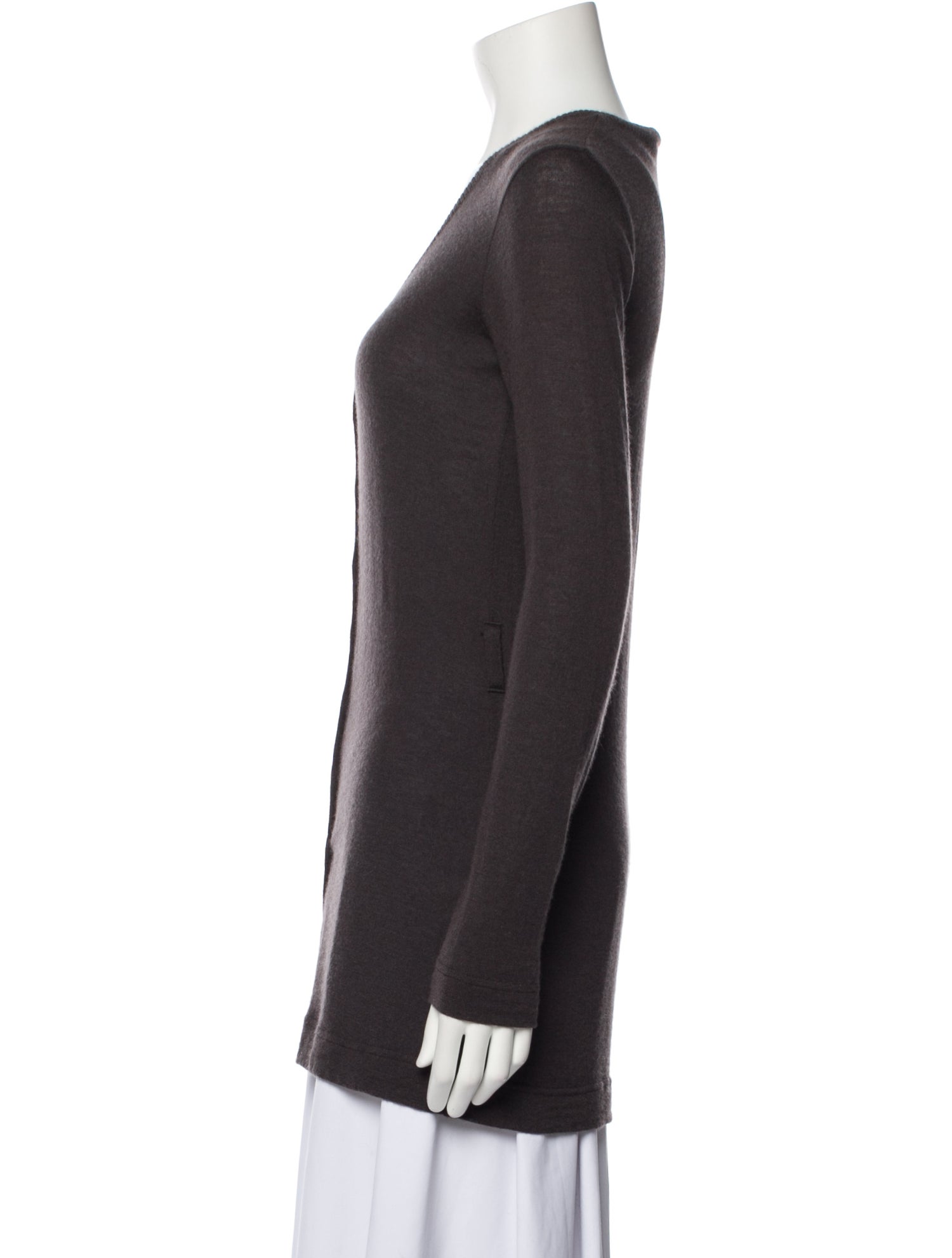 Kristensen Du Nord Cashmere Plunge Neckline Sweater