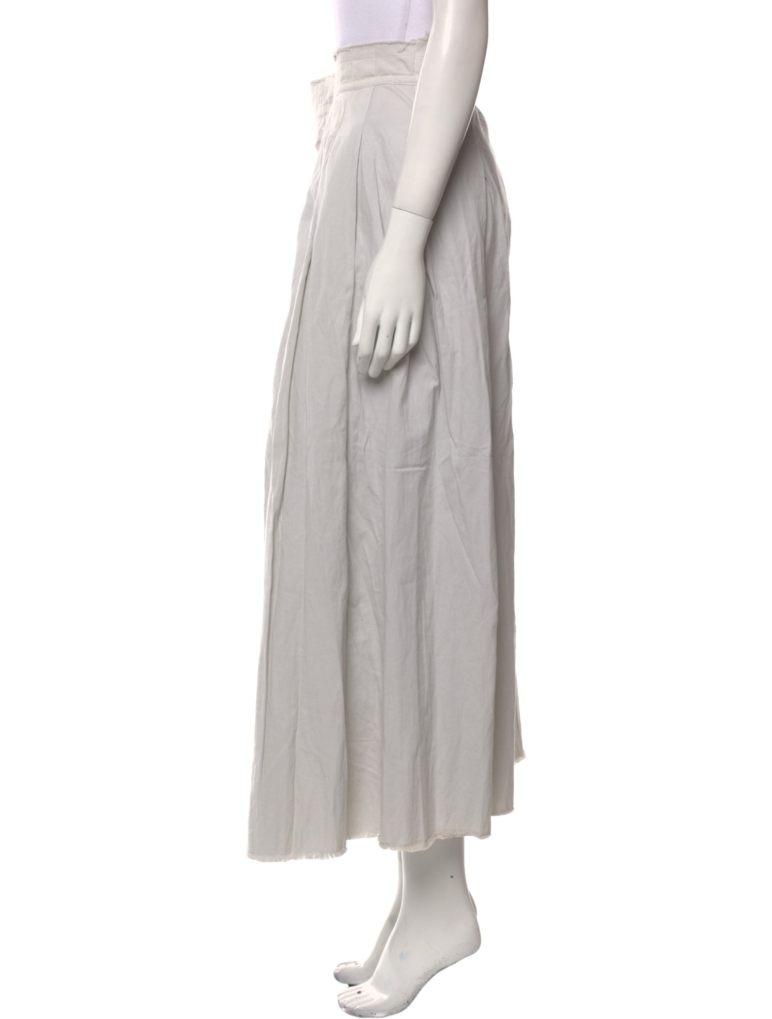 Kristensen Du Nord Raw-Edge Trim Midi Length Skirt