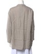 Kristensen Du Nord Linen Long Sleeve Button-Up Top