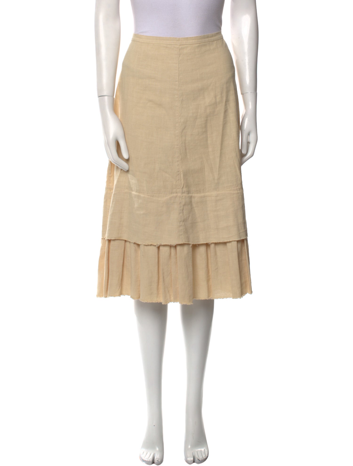 Kristensen Du Nord Hemp Knee-Length Skirt