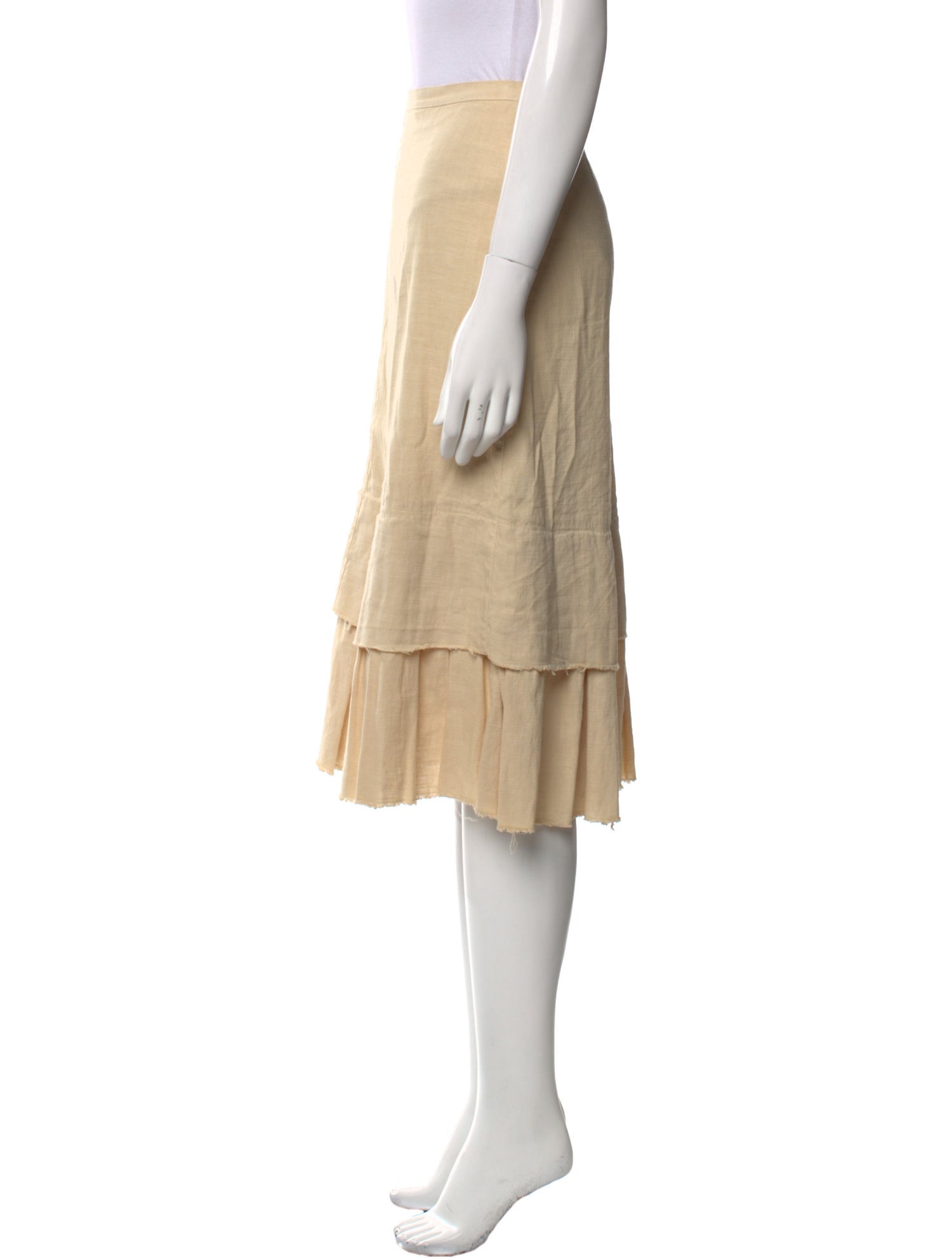 Kristensen Du Nord Hemp Knee-Length Skirt
