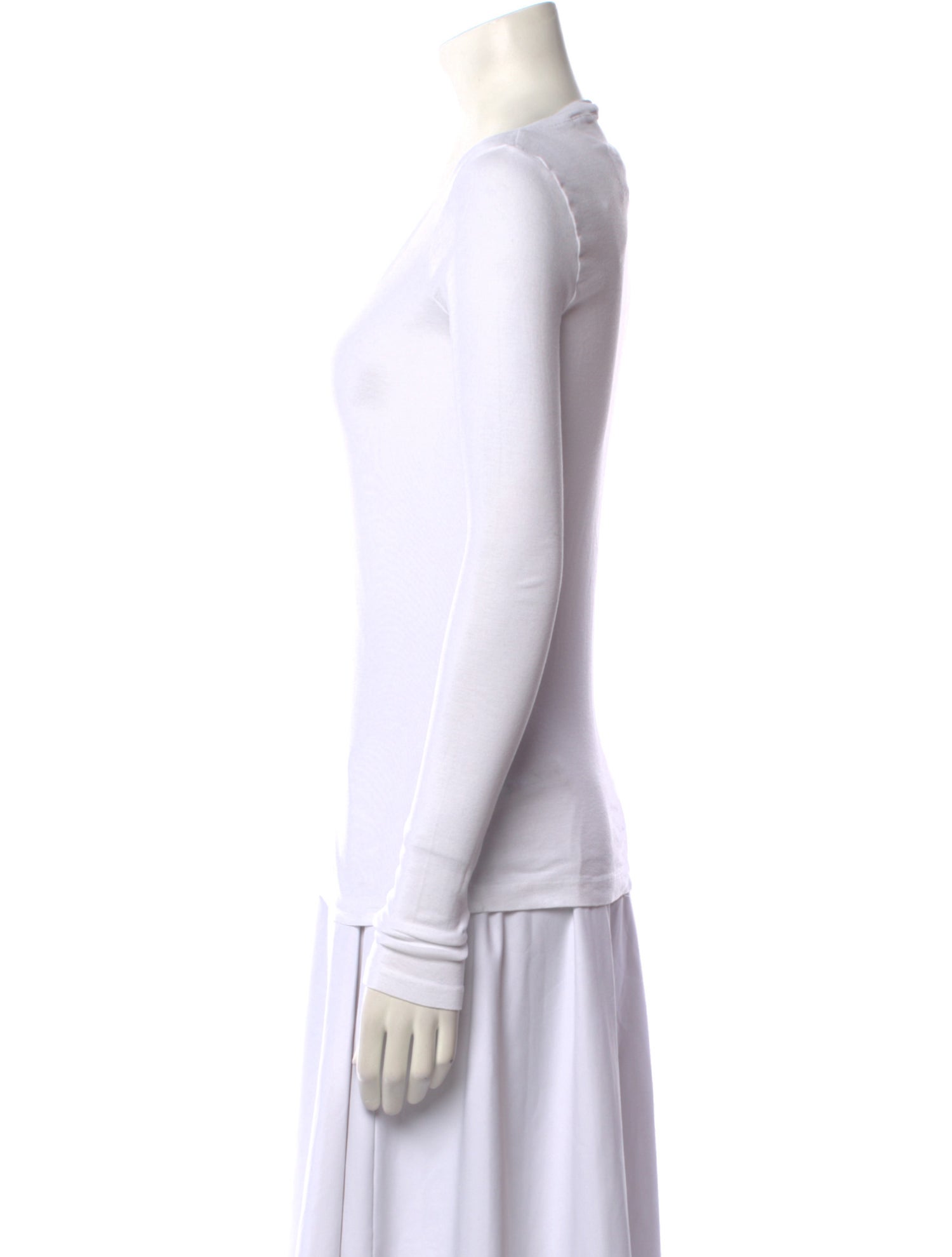 Kristensen Du Nord Scoop Neck Long Sleeve Top