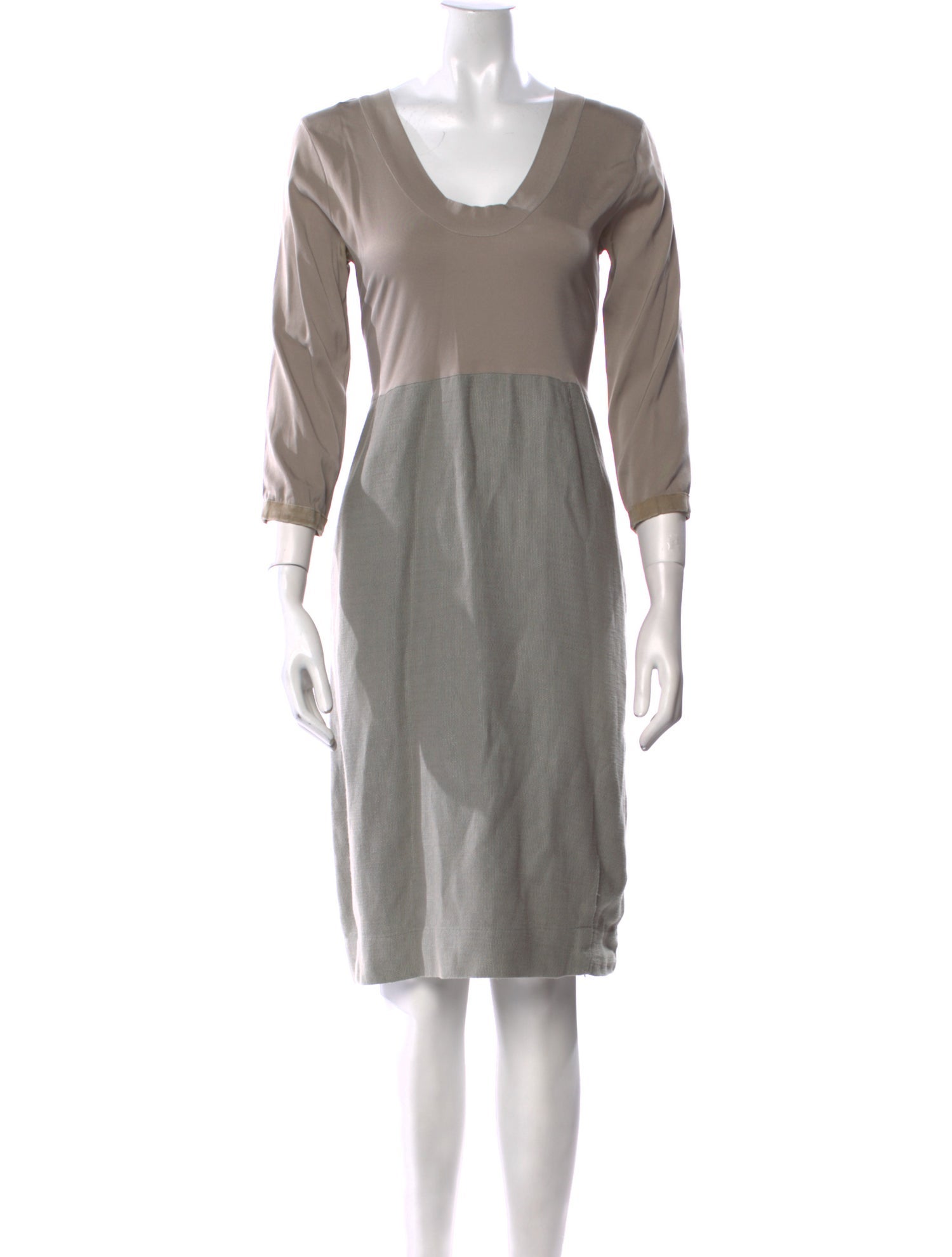 Kristensen Du Nord Scoop Neck Knee-Length Dress