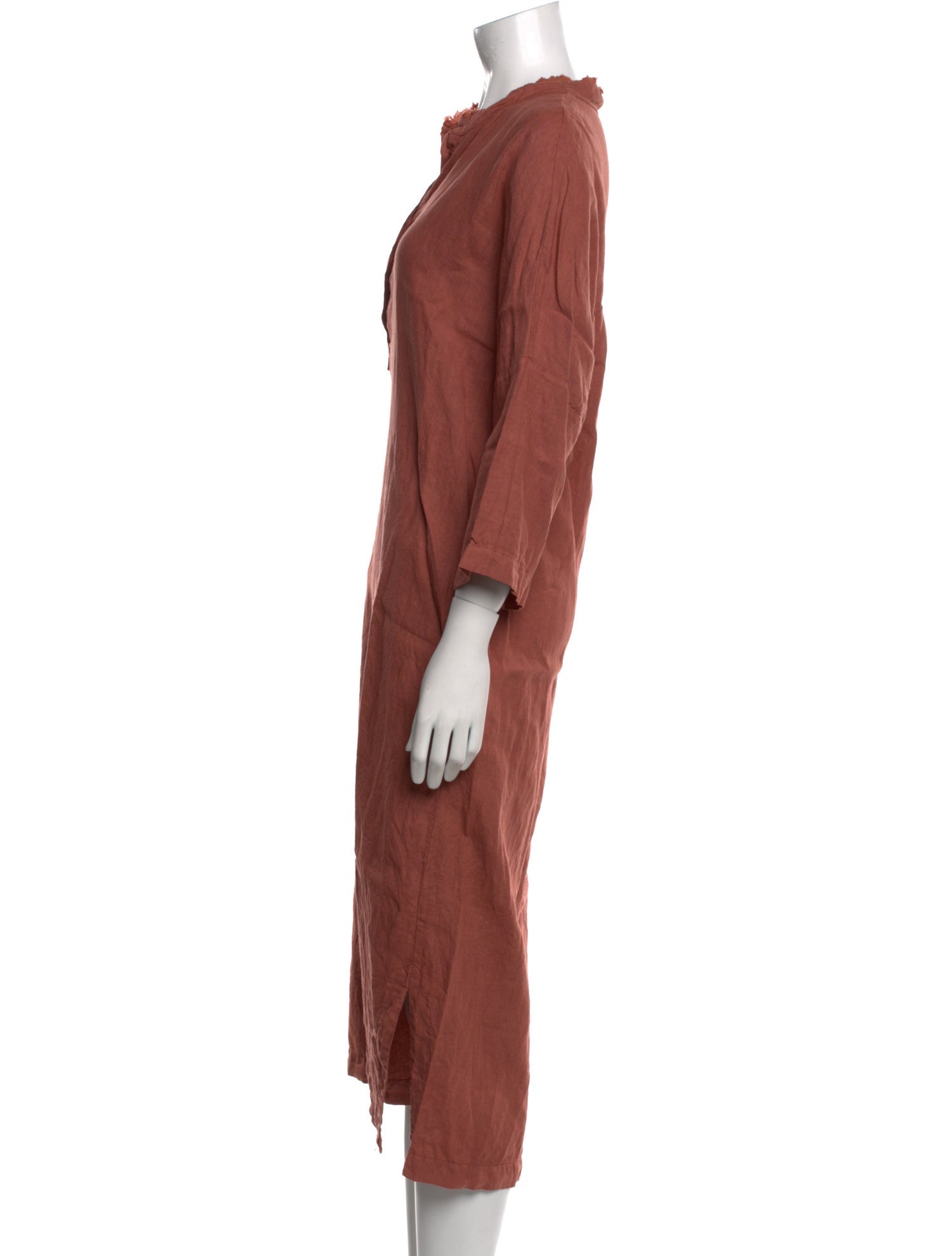 Kristensen Du Nord Linen Midi Length Dress
