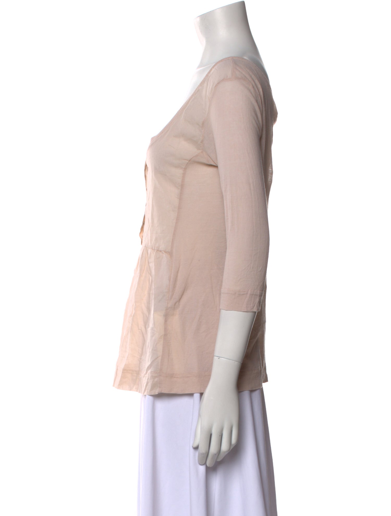 Kristensen Du Nord Scoop Neck Short Sleeve Top