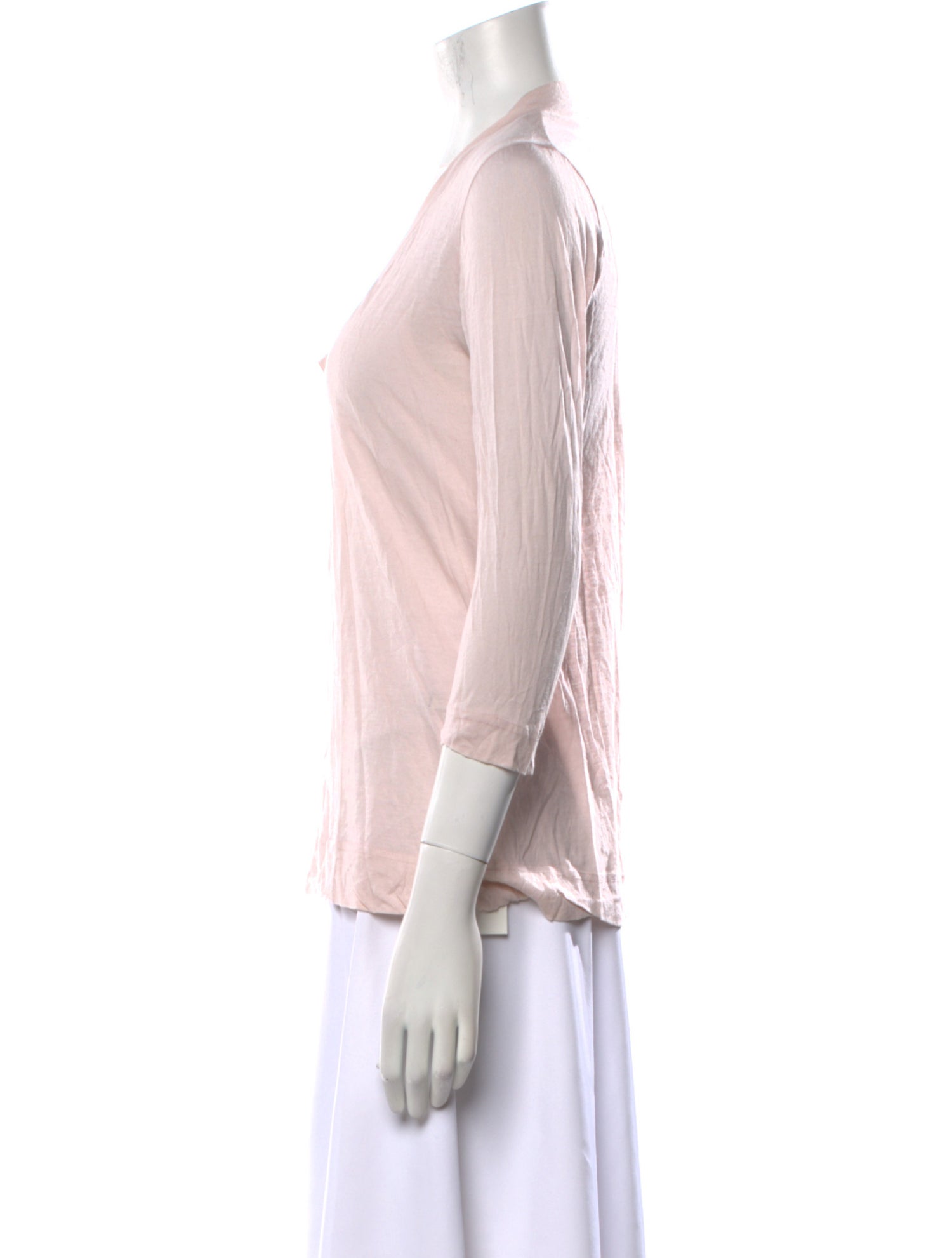 Kristensen Du Nord V-Neck Three-Quarter Sleeve T-Shirt