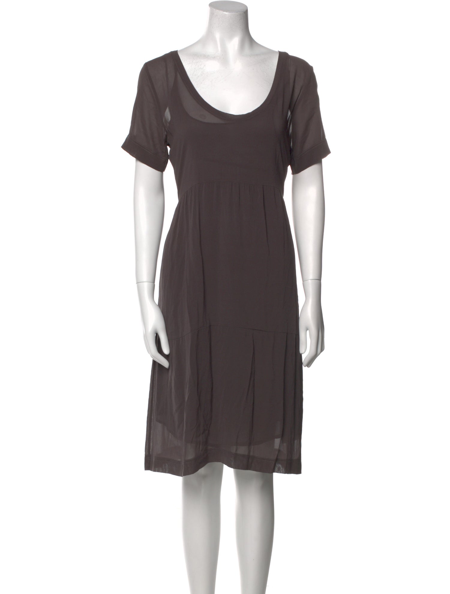 Kristensen Du Nord Silk Knee-Length Dress