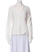 Kristensen Du Nord Linen Long Sleeve Button-Up Top