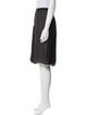 Kristensen Du Nord Silk Knee-Length Skirt