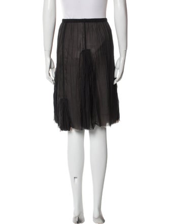 Kristensen Du Nord Silk Knee-Length Skirt
