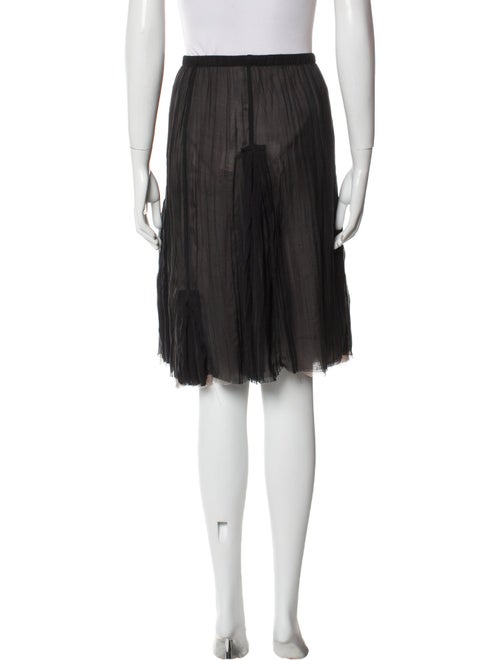 Kristensen Du Nord Silk Knee-Length Skirt