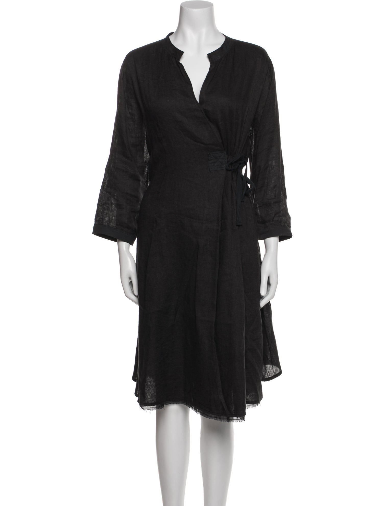 Kristensen Du Nord Linen Knee-Length Dress