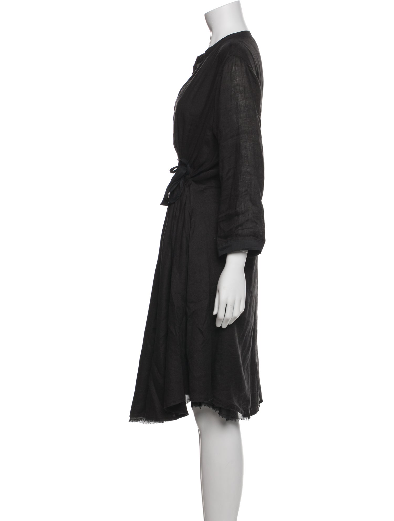 Kristensen Du Nord Linen Knee-Length Dress
