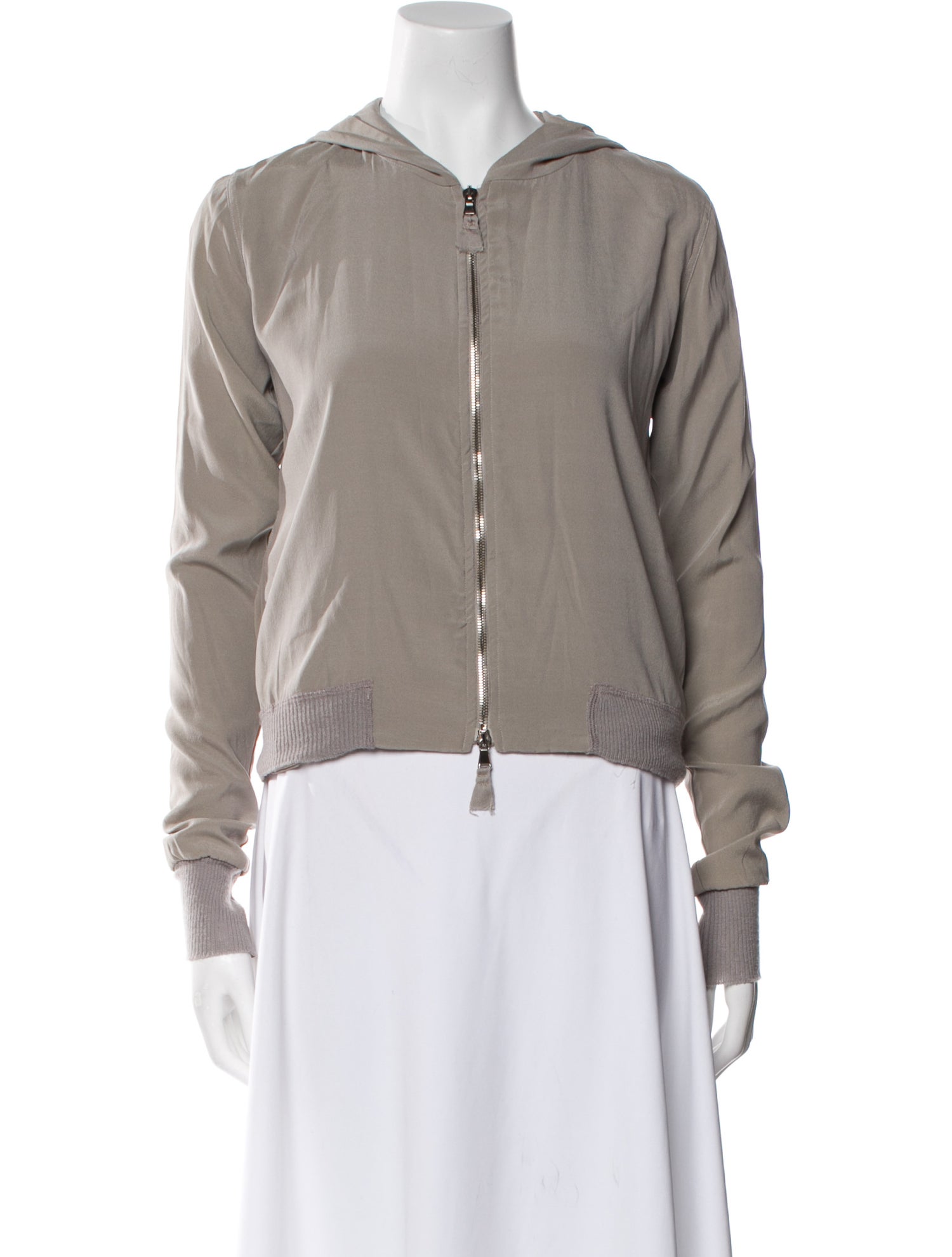 Kristensen Du Nord Silk Bomber Jacket