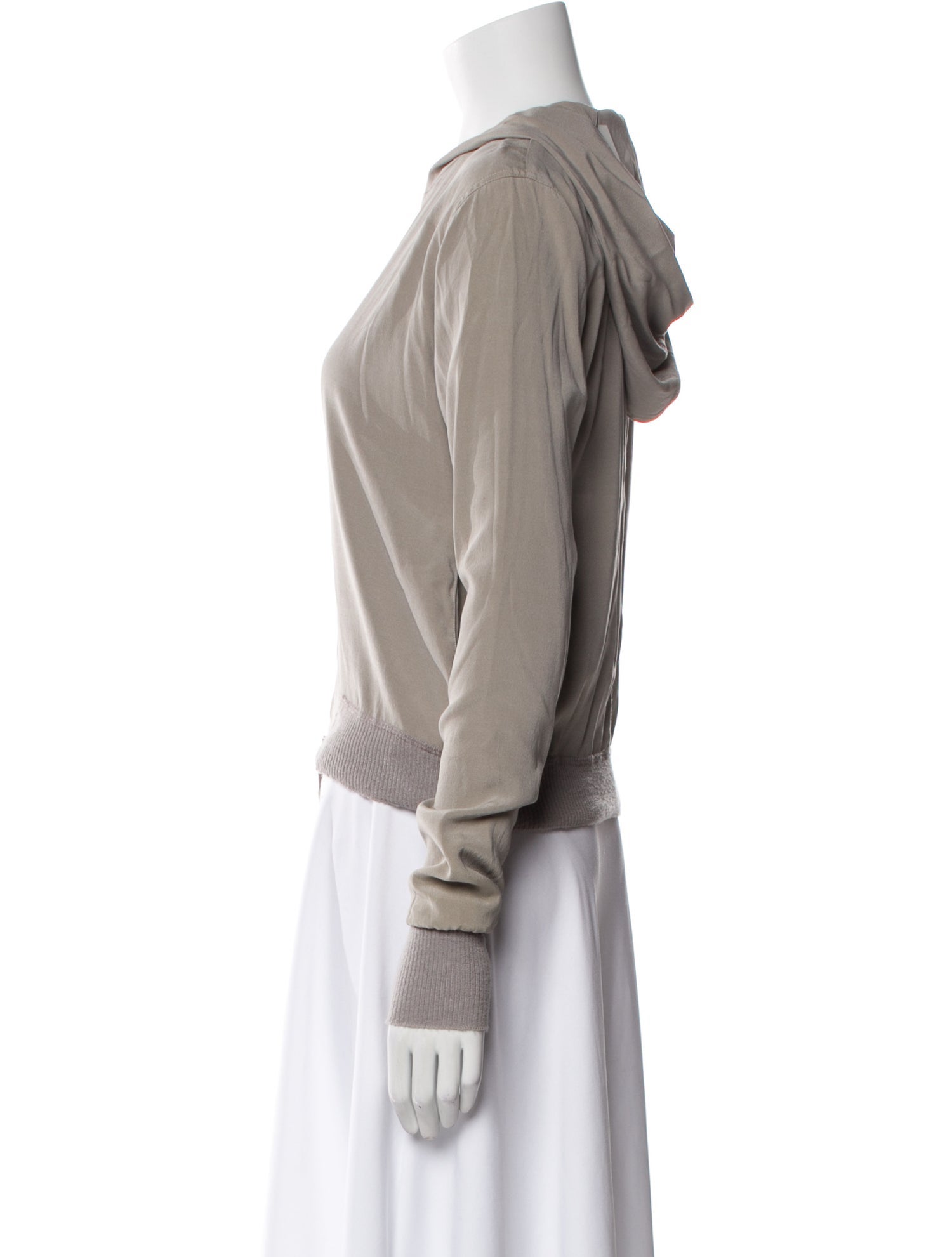 Kristensen Du Nord Silk Bomber Jacket