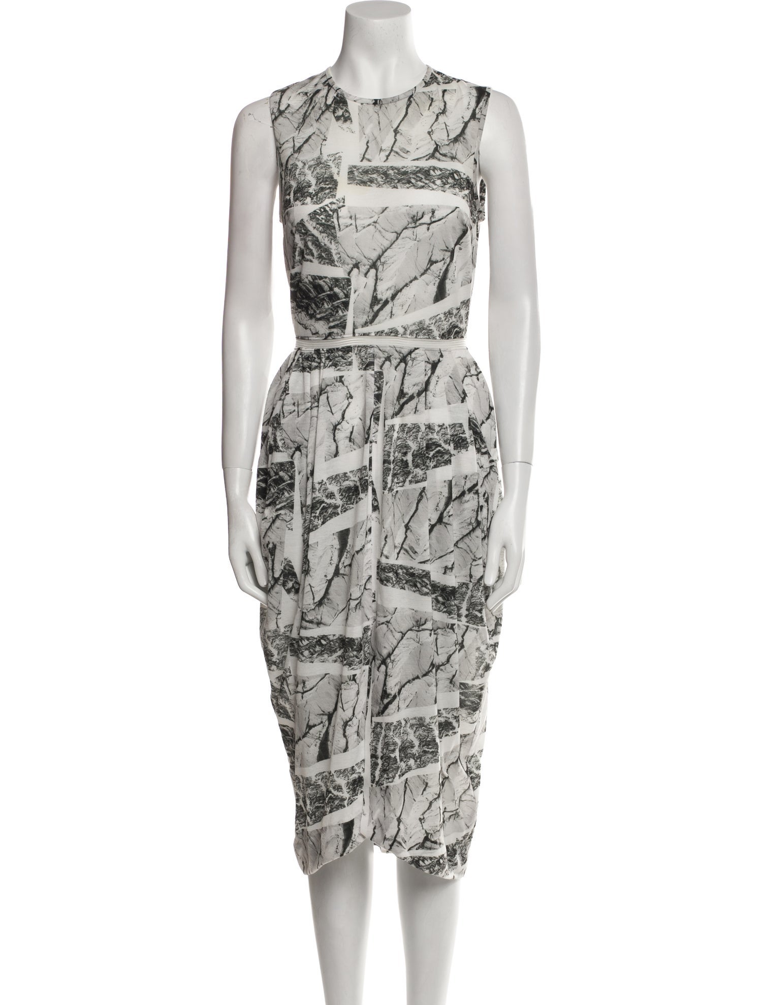 Kaelen Printed Midi Length Dress