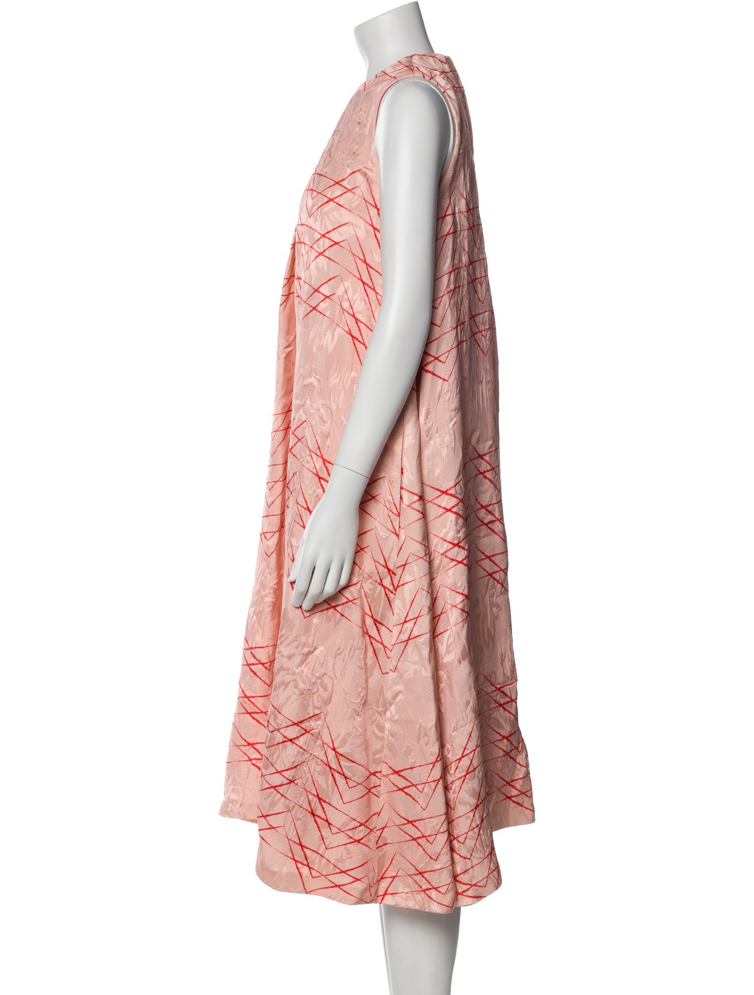 Kaelen Printed Midi Length Dress