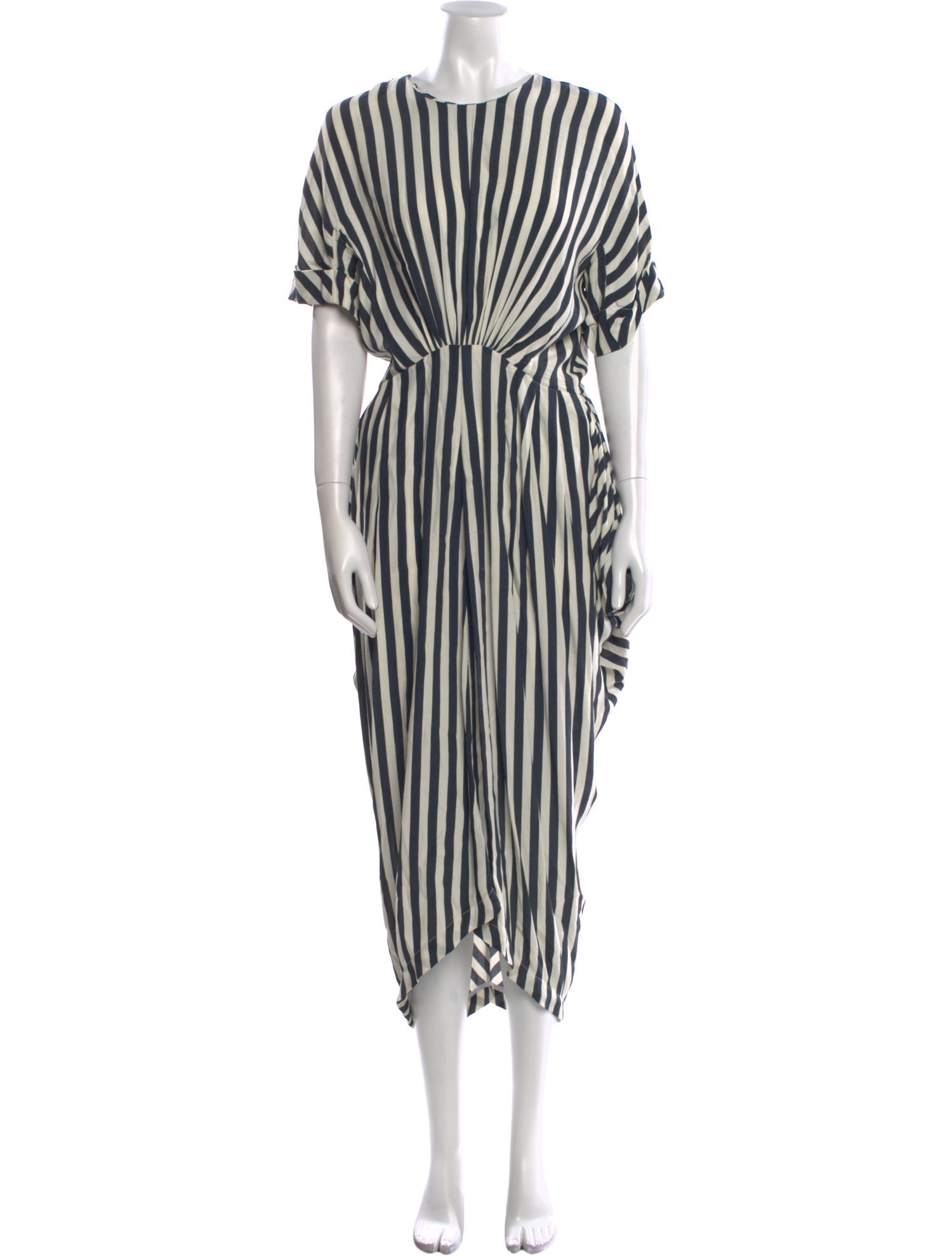 Kaelen Striped Long Dress