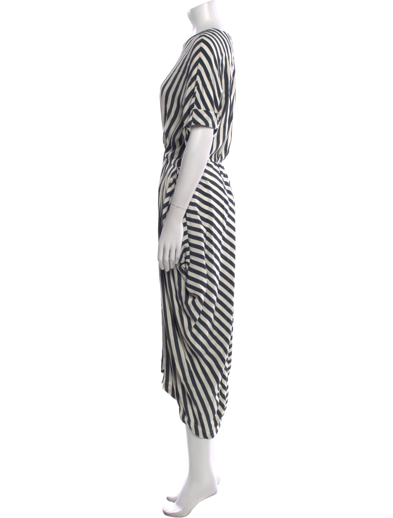 Kaelen Striped Long Dress