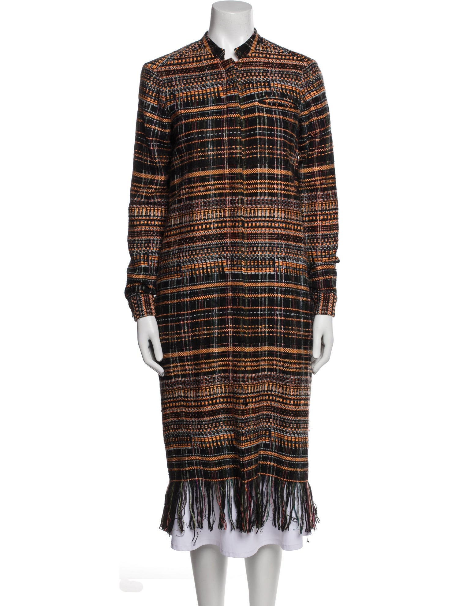 Kaelen Plaid Print Coat