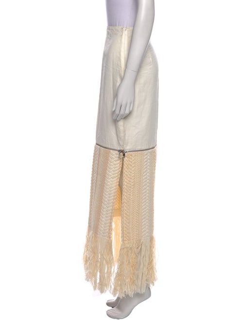 Kaelen Linen Midi Length Skirt