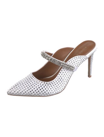 Kurt Geiger Nylon Crystal Embellishments Mules
