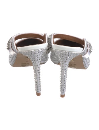 Kurt Geiger Nylon Crystal Embellishments Mules