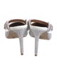Kurt Geiger Nylon Crystal Embellishments Mules