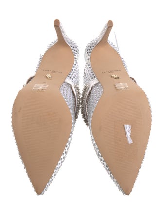 Kurt Geiger Nylon Crystal Embellishments Mules