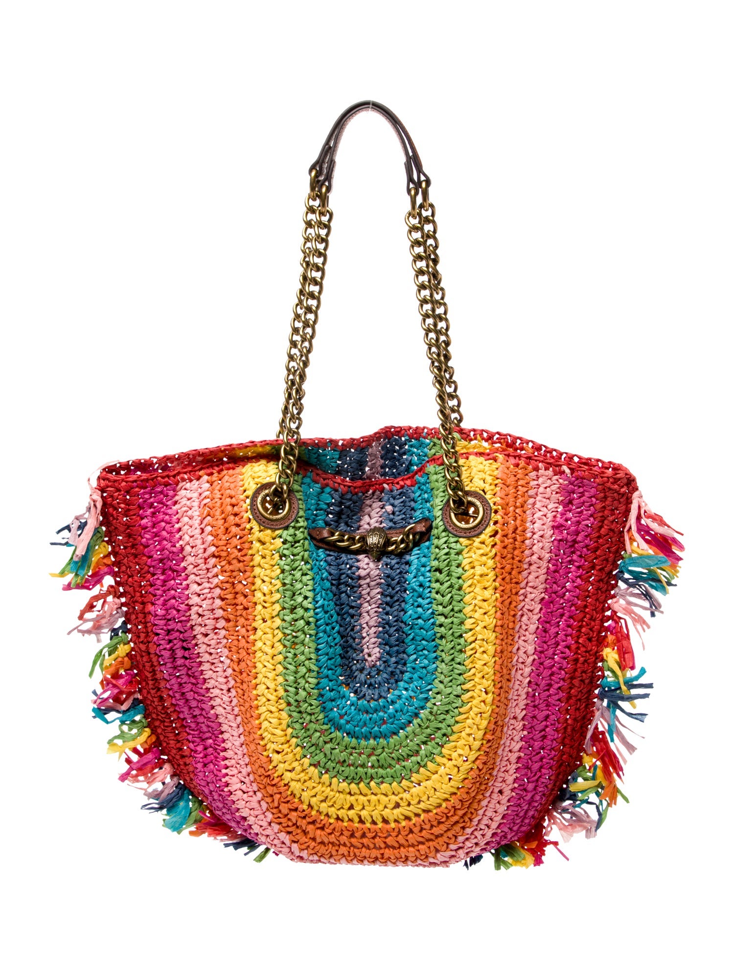 Kurt Geiger Raffia Shoulder Bag