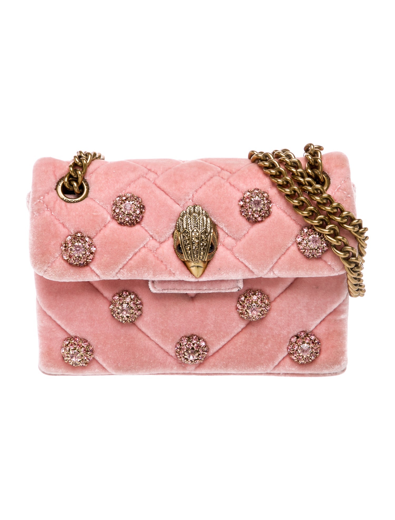 Kurt Geiger Velvet Shoulder Bag