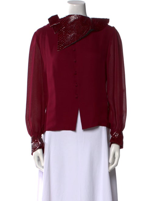 Helene Hayes Cowl Neck Long Sleeve Blouse