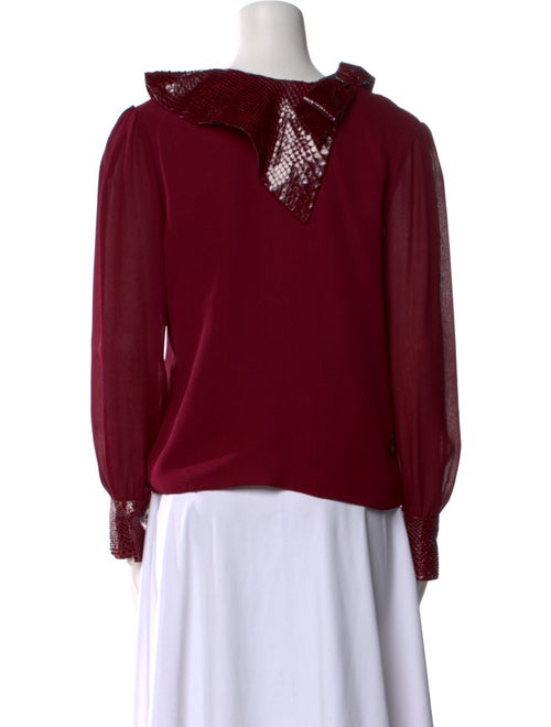 Helene Hayes Cowl Neck Long Sleeve Blouse